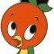 Orange Bird in Ear Hat