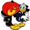 2007 Hidden Mickey Lanyard - Halloween Collection (Donald Duck)
