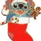 Jerry Leigh - Holiday Pin Series 2006 - Stitch in a Stocking