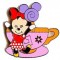 Flexible Characters Mini Pin Boxed Set - Minnie Mouse at the Mad Tea Party Only