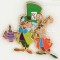 Alice in Wonderland Vintage Card Pin Set (Mad Hatter & March Hare Only)