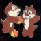 Character Pop Art - mini pin boxed set - Chip & Dale only