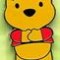 Mini-Pin Collection - Cute Winnie the Pooh and Friends - Pooh Only