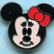 Mini-Pin Collection - Cute Characters - Faces of Mickey Mouse and Friends (Version #2) - Minnie Mouse Only