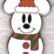 Mickey Mouse Snowman