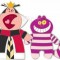 DisneyStore.com - Pook-a-Looz Series - Queen of Hearts and Cheshire Cat