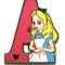 2011 Hidden Mickey Series - Alphabet Letter Collection - A For Alice