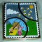 Pin Trading Stamp Collection - Pooh's Head - Christopher Robin & Piglet