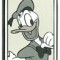 PWP Collection - Black and White Snapshots - Donald Duck