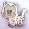 2011 Hidden Mickey Completer Pin - Cute Yeti Collection - Yeti Cat (PWP)