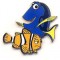 Disney-Pixar's Finding Nemo - 4 Pin Booster Collection - Dory & Marlin Only