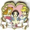 WDW - Lanyard Starter Set - Disney PINcess (Aurora, Snow White, Cinderella)