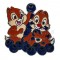 DLR - 2007 Hidden Mickey Lanyard - Chip & Dale Health Food Collection (Blueberries)