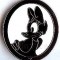 DLR - 2008 Hidden Mickey Series - Silhouette Collection (Daisy)