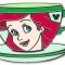 Hidden Mickey Mystery Pouch - Princess Tea Cups (Ariel Only)