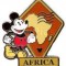 WDW - 2012 Hidden Mickey Series - Continent Stamps Collection - Africa