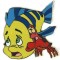 The Little Mermaid Booster Collection - 4 Pin Set (Flounder & Sebastian Only)