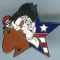 DLR - 2009 Hidden Mickey Series - Patriotic Star Salute (Benjamin Franklin) 