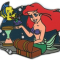 The Little Mermaid 2012 7 pin Booster Set (Ariel and Flounder ONLY) 