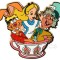 DLR - Mad Tea Party - Alice and Friends