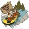 DLR - Mickey's Pin Odyssey 2008 - Grizzly River Run - Chip and Dale
