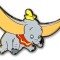 Dumbo flying with Magic Feather