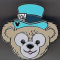  DLR - 2013 Hidden Mickey Series - Duffy's Hats - Mad Hatter (SILVER)
