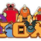 Monsters University - Jaws Theta Chi (JOX) - George, Percy, Big Red, Dirk, Babosa and Omar 