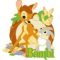  Jerry Leigh - Bambi and Thumper (with Butterflies) 