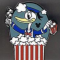  WDW/DLR - 2013 Hidden Mickey Series - Character Popcorn Labels - Donald Duck