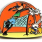 Cool Characters - 4 Pin Starter Set - Goofy & Donald Playing Volleyball Only 