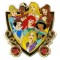 Storybook Princess - Princess Shield - Cinderella, Tiana, Aurora, Belle, Snow White, Ariel, Jasmine & Rapunzel
