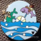 DLR - 2013 Hidden Mickey Completer Pin - Mickey's Toontown Pinwheels - Fish (PWP)