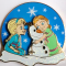 Frozen - Young Elsa & Anna with Olaf
