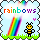I love rainbows!
