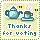 For voting in the Tea Party Activity 08